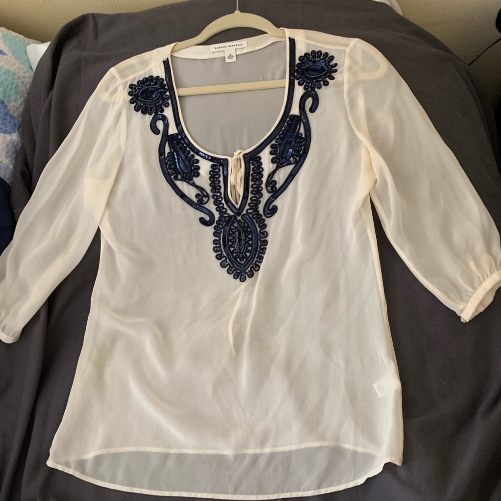 Banana Republic Silk Blouse